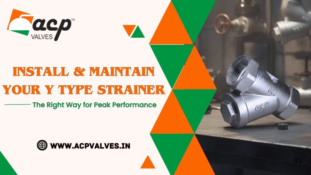 Y Strainer Valve | Function, Installation and Cleaning Tips