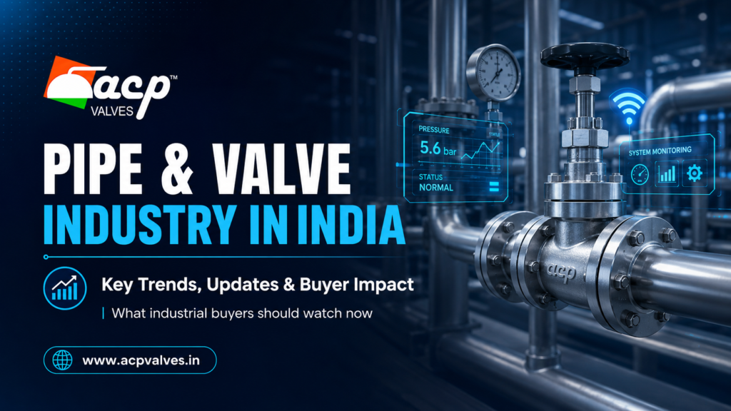 Pipe and Valve Industry in India: Key Trends, Updates & Buyer Impact