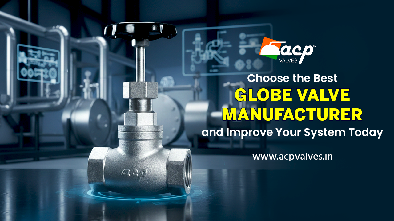 Globe valve manufacturers in India for industrial flow control and pipeline applications