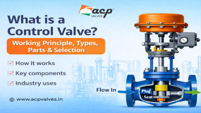 What Control V What Is a Control Valve? Types, Working, Parts & Selection